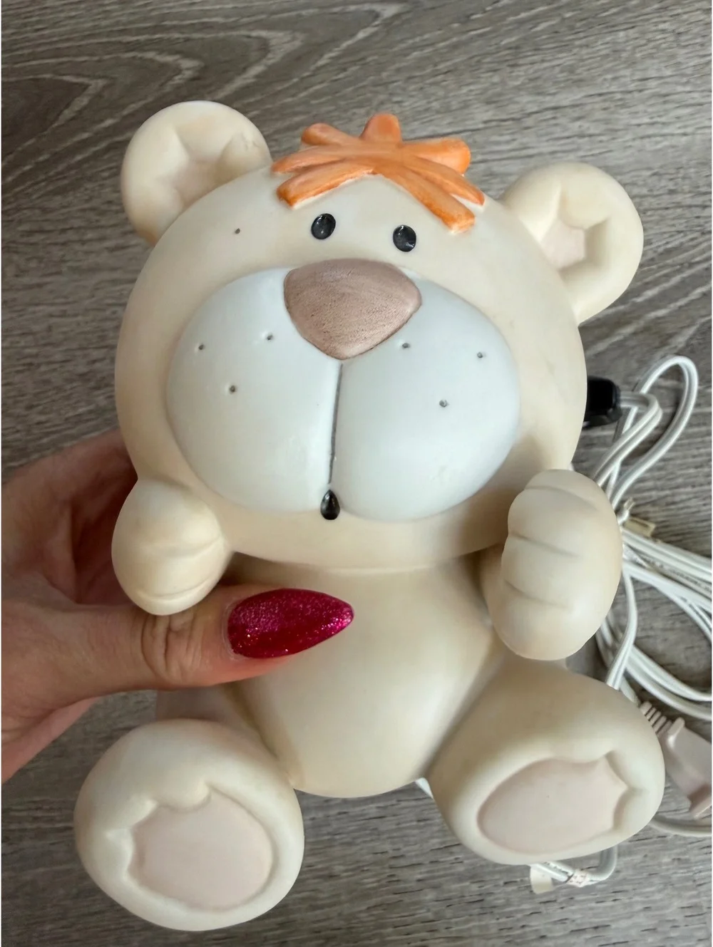 Vintage Bumpkins Baby Bear Ceramic Night Light Lamp